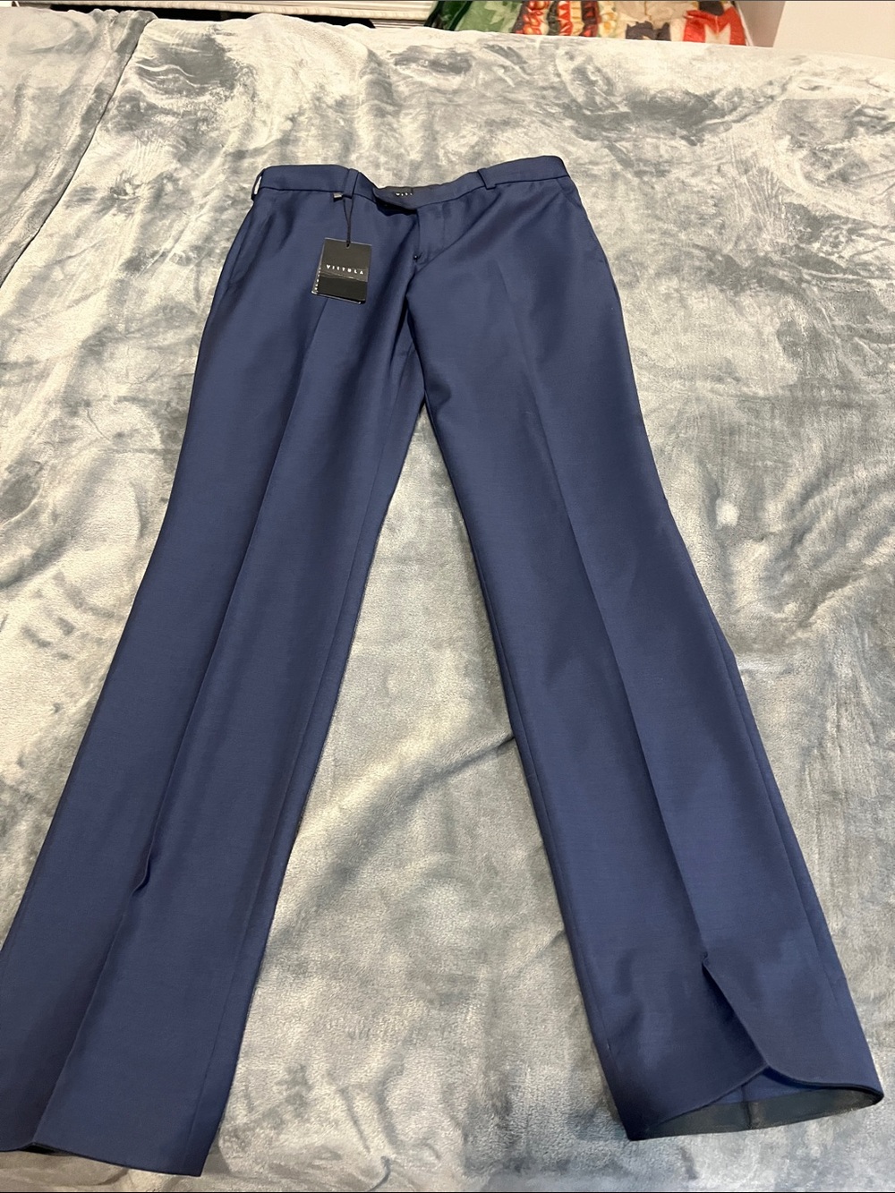 Men's Navy Dress Pants - Classic Tailored Fit